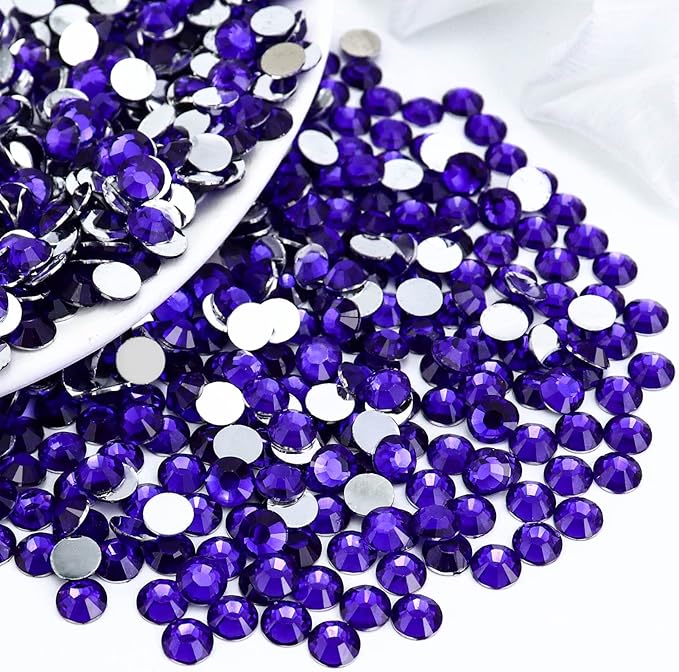 Small Bag Hot Fix  Rhinestones - Violet